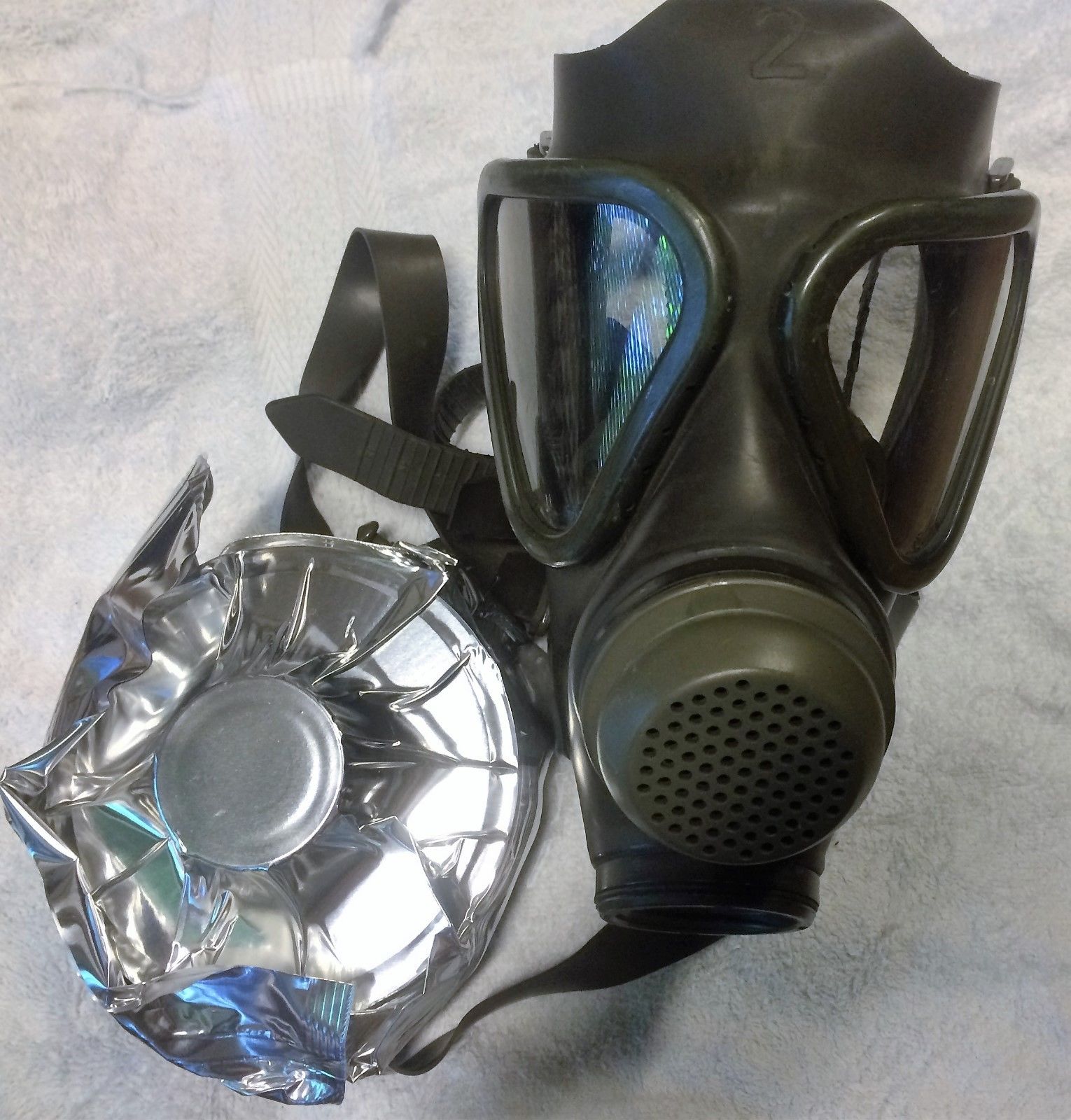 German M65 Drager Gas Mask Respirator Unissued w/ NBC Filter exp. 2022 | Stars and Stripes Forever